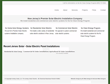 Tablet Screenshot of jerseysolar.com